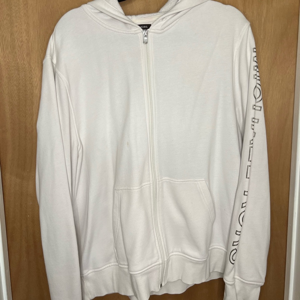 Michael kors zip up hoodie